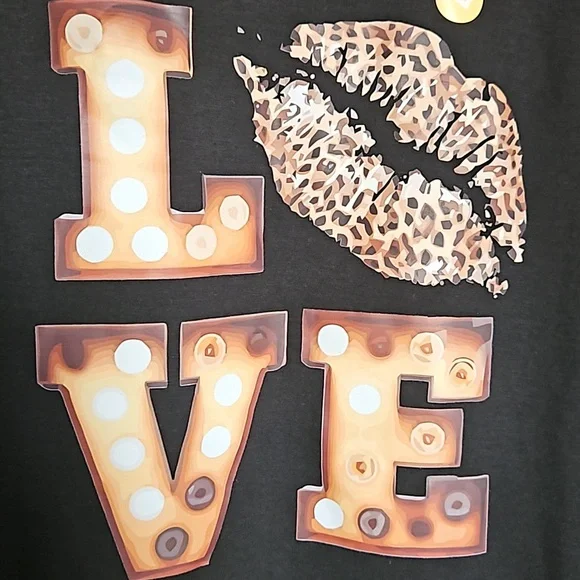 Animal Print Long Sleeve Sweatshirt Size Large - Picture 3 of 12